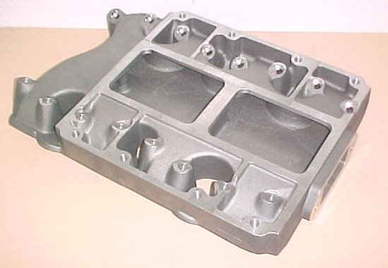 392/417 Hemi Blower Manifold Satin Assm. Cragar (ALUMINUM)