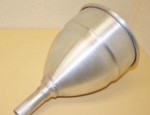 OUT OF STOCK Fuel Funnel W/Filter Spun Alum. (2700-0033)